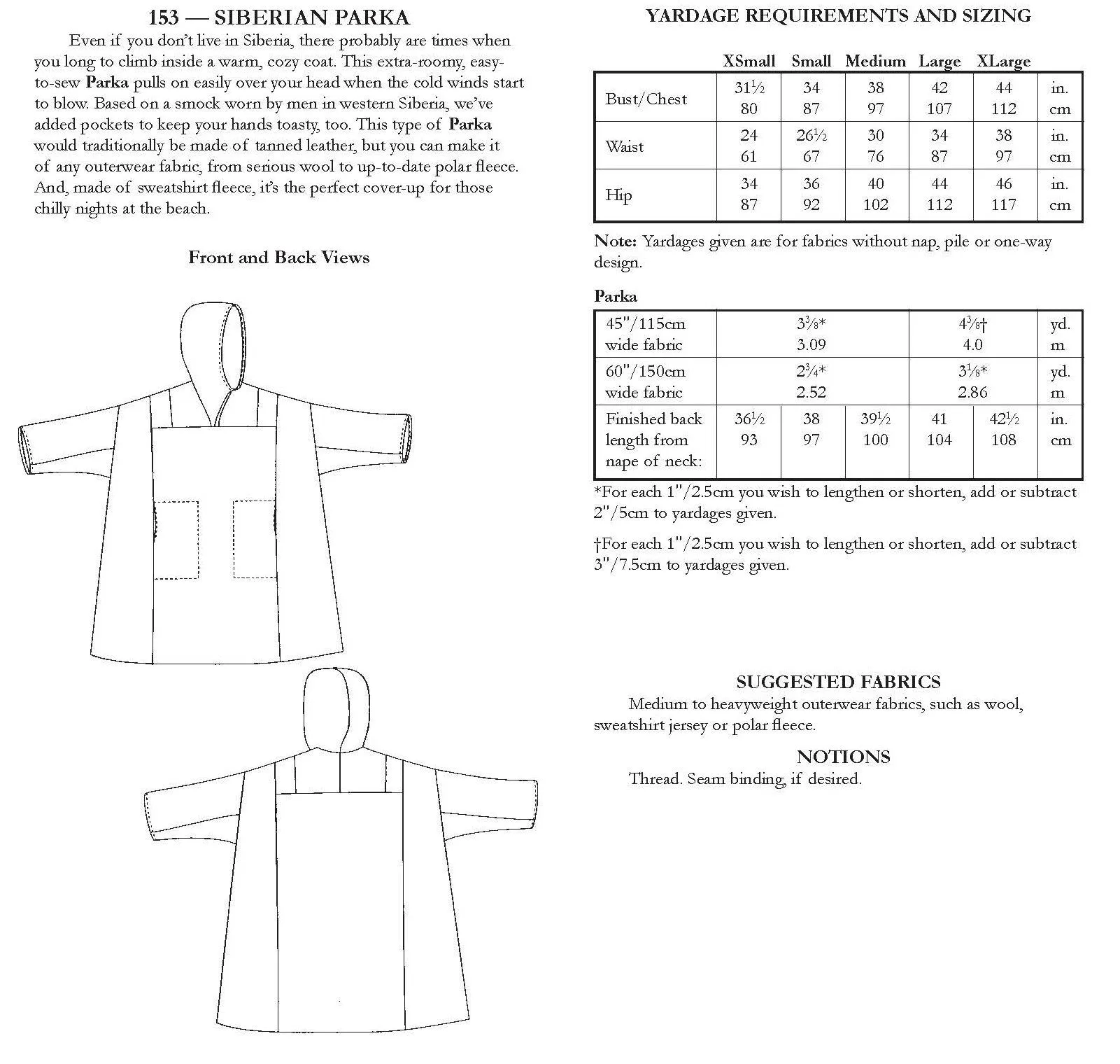 153 Siberian Parka - PDF