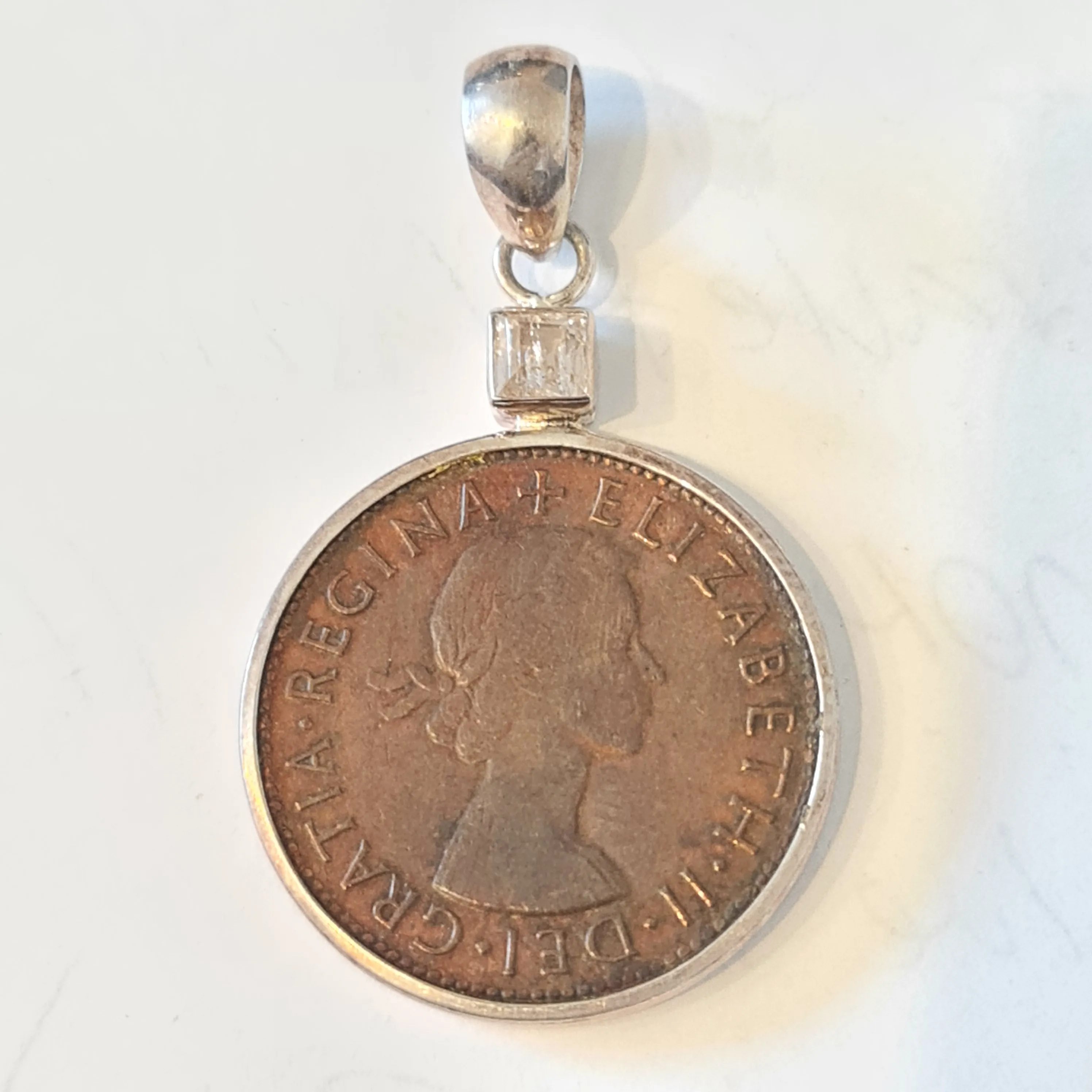 1953 Australian Penny coin pendant