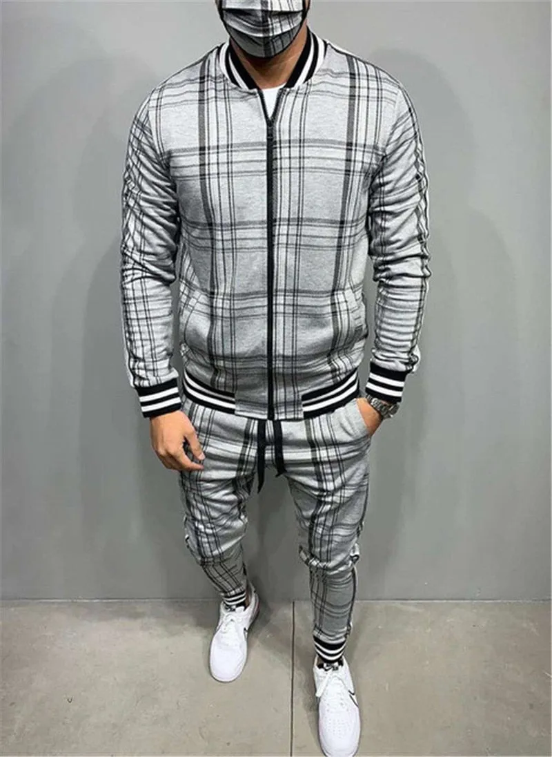 2022 2 Pieces Sets Men  Jackets Pants Tracksuit  Clothes