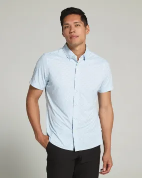 '7Diamonds' Men's Sorren Button Down - Seafoam