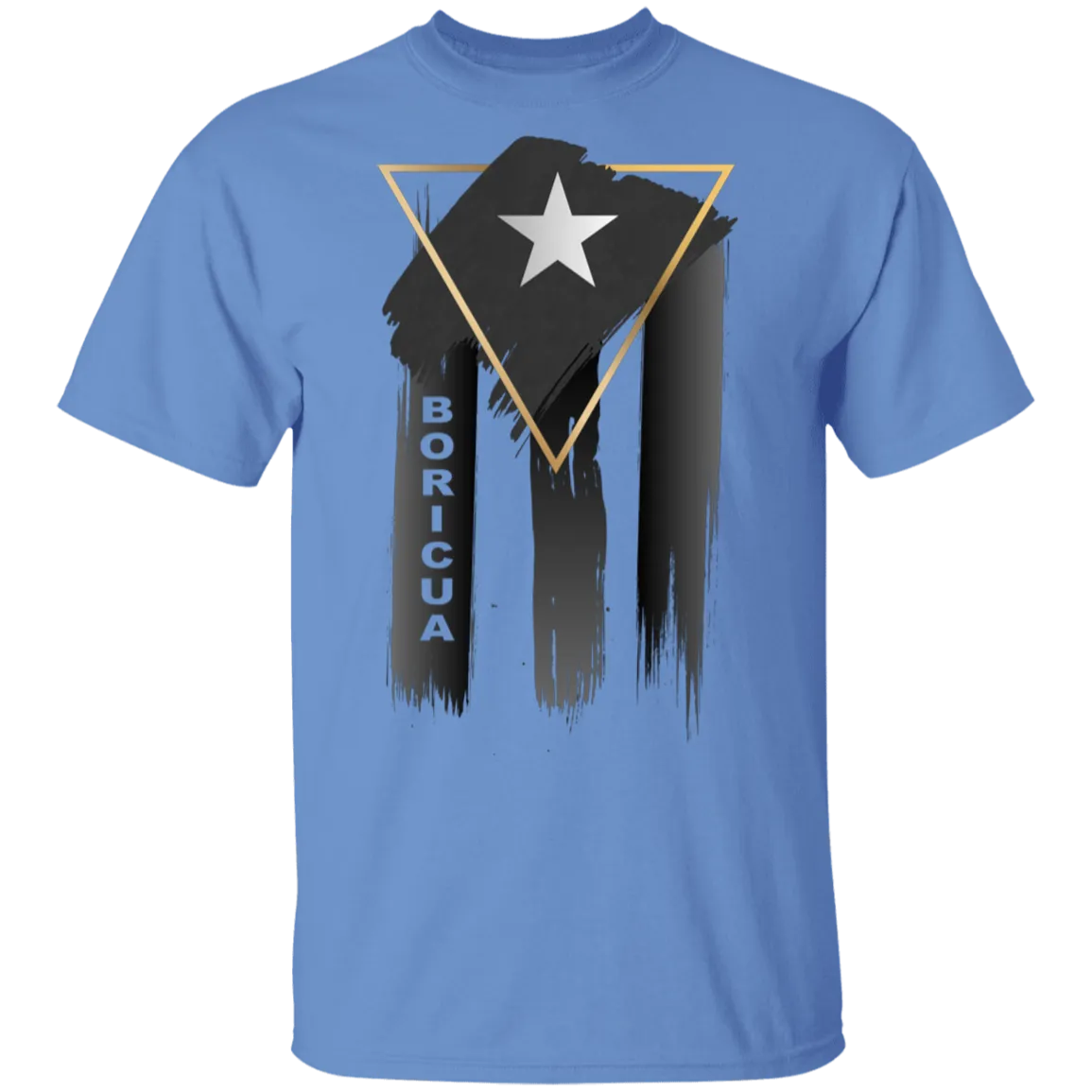 Abstract Boricua Black Flag T-Shirt