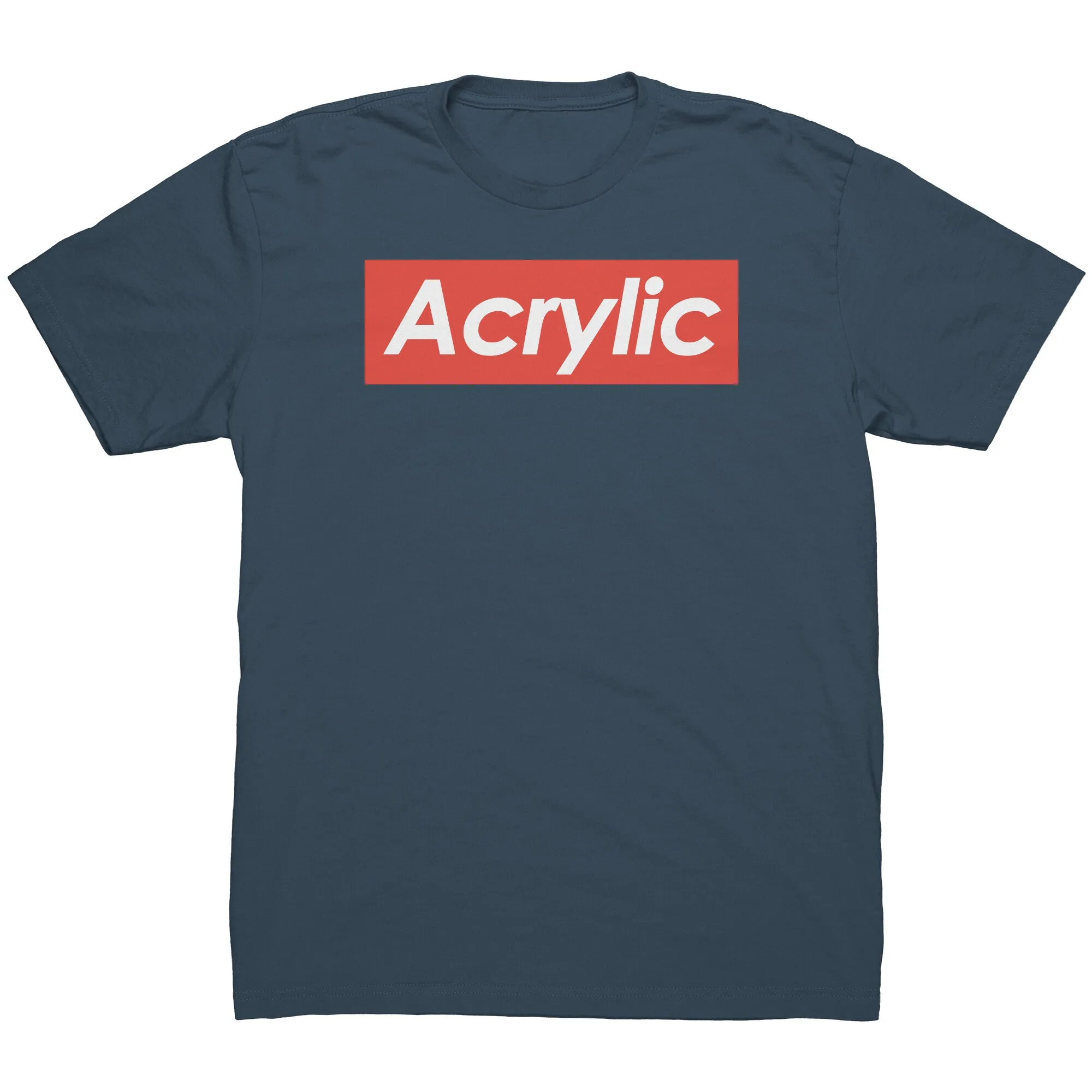 Acrylic Supreme-Themed Tee