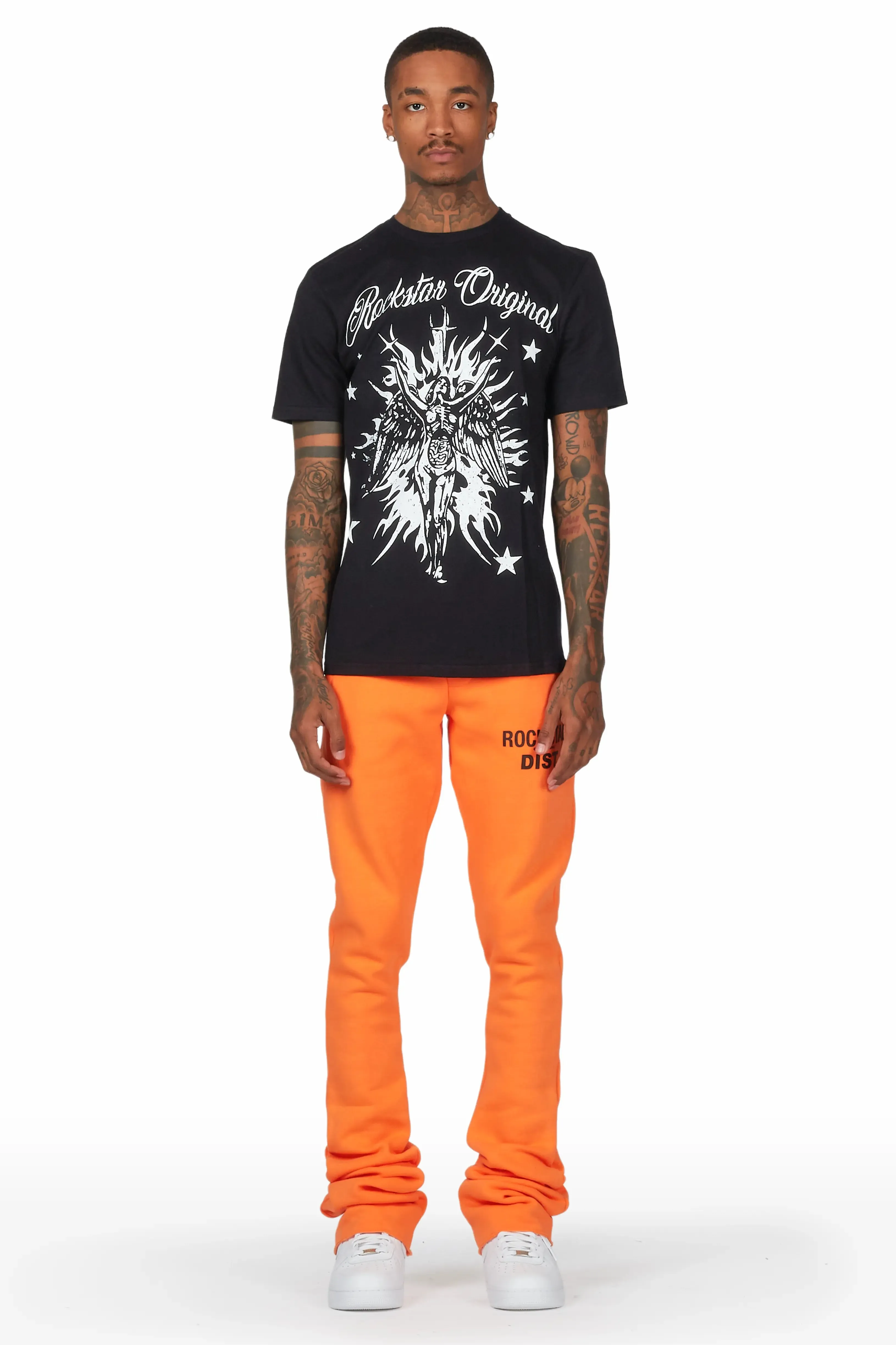 Alpine Orange Super Stacked Trackpant