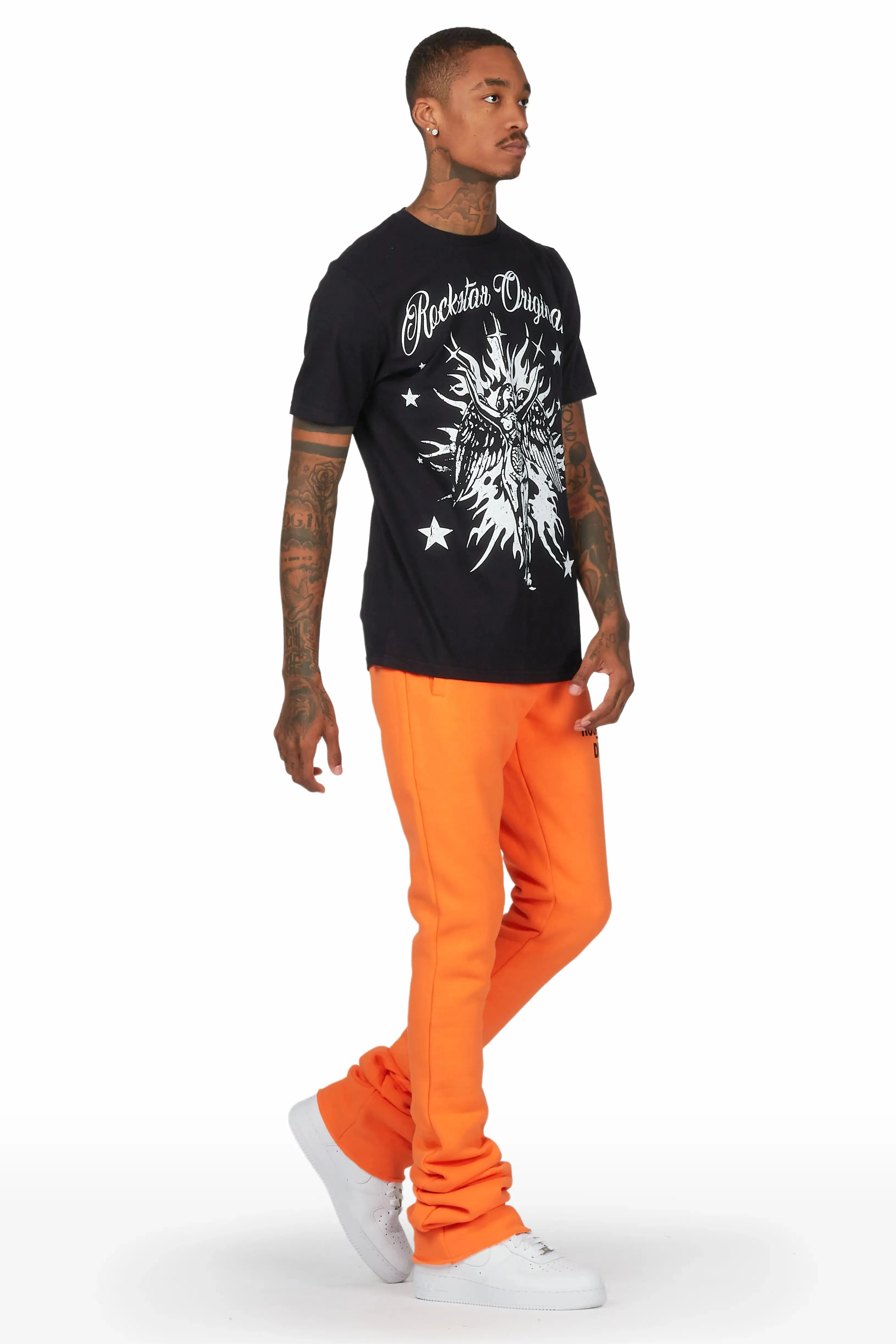 Alpine Orange Super Stacked Trackpant