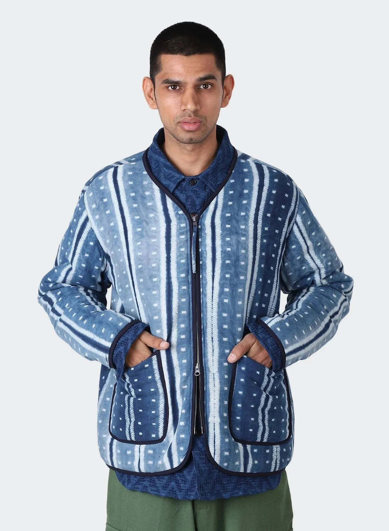 Amar Jackets Shibori13 Indigo