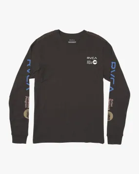 ANP Long Sleeve Tee - Black/Blue