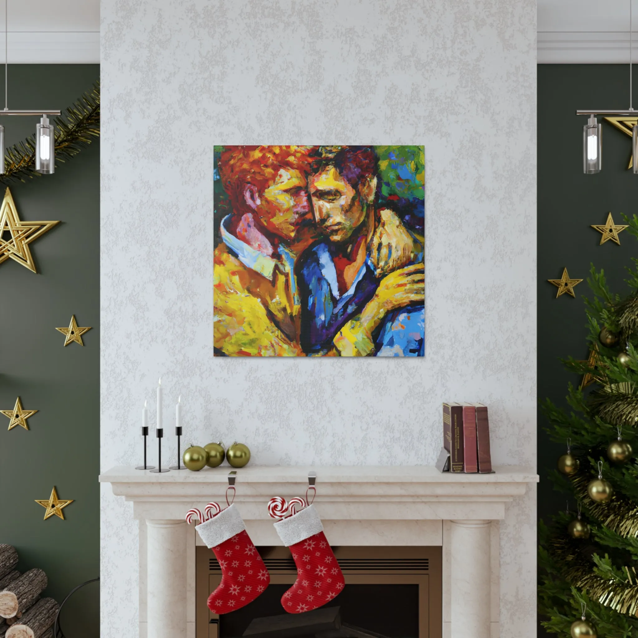 AuroraVisionary - Gay Couple Wall Art