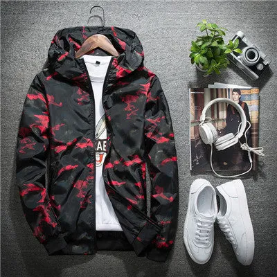 Autumn Mens Casual Camouflage