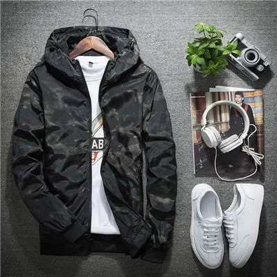 Autumn Mens Casual Camouflage