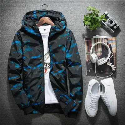 Autumn Mens Casual Camouflage