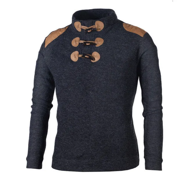 Autumn Pullover Men's Turtleneck Sweaters