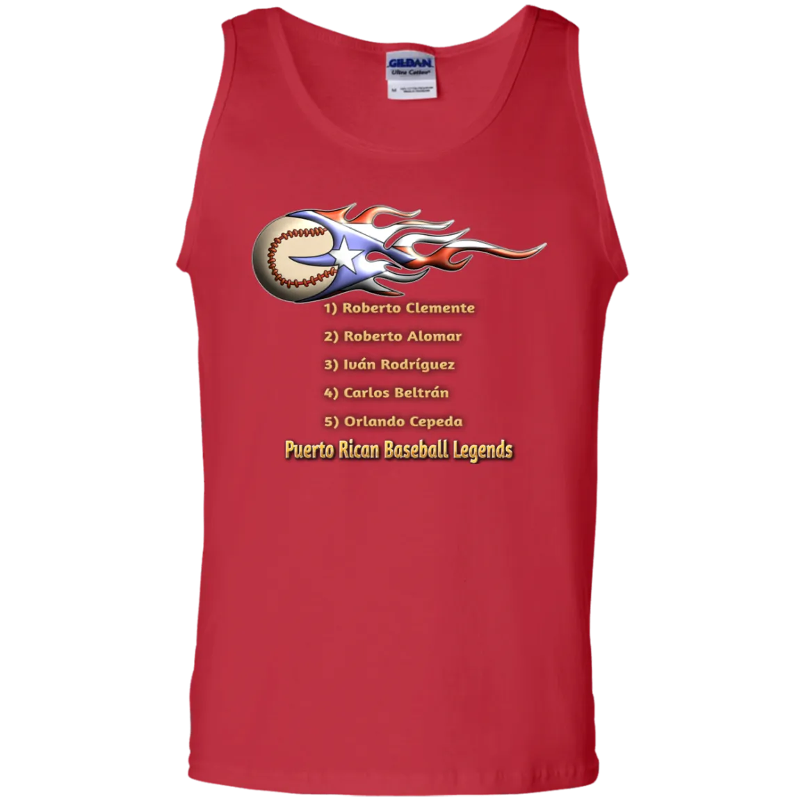 Baseball Legends 100% Cotton Tank Top