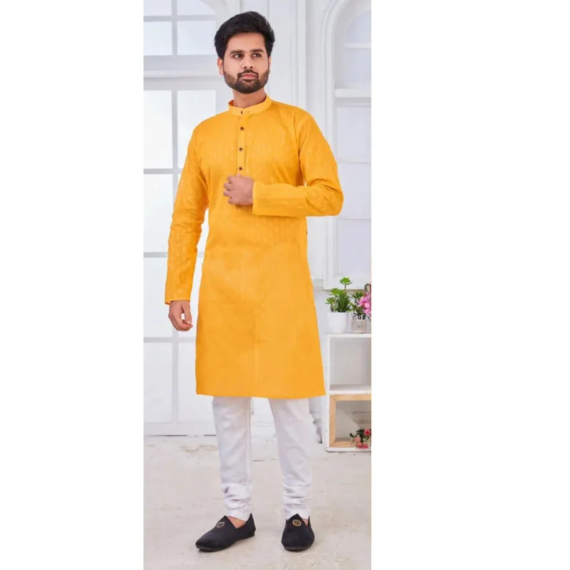 Beautiful Men's Traditional Cotton Kurta.