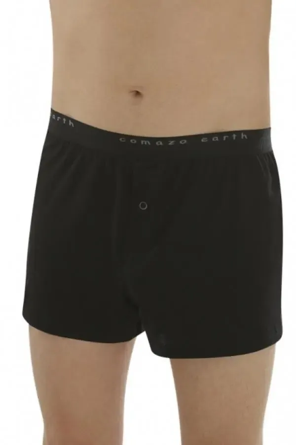 Black Organic cotton Fair trade boxer by Comazo