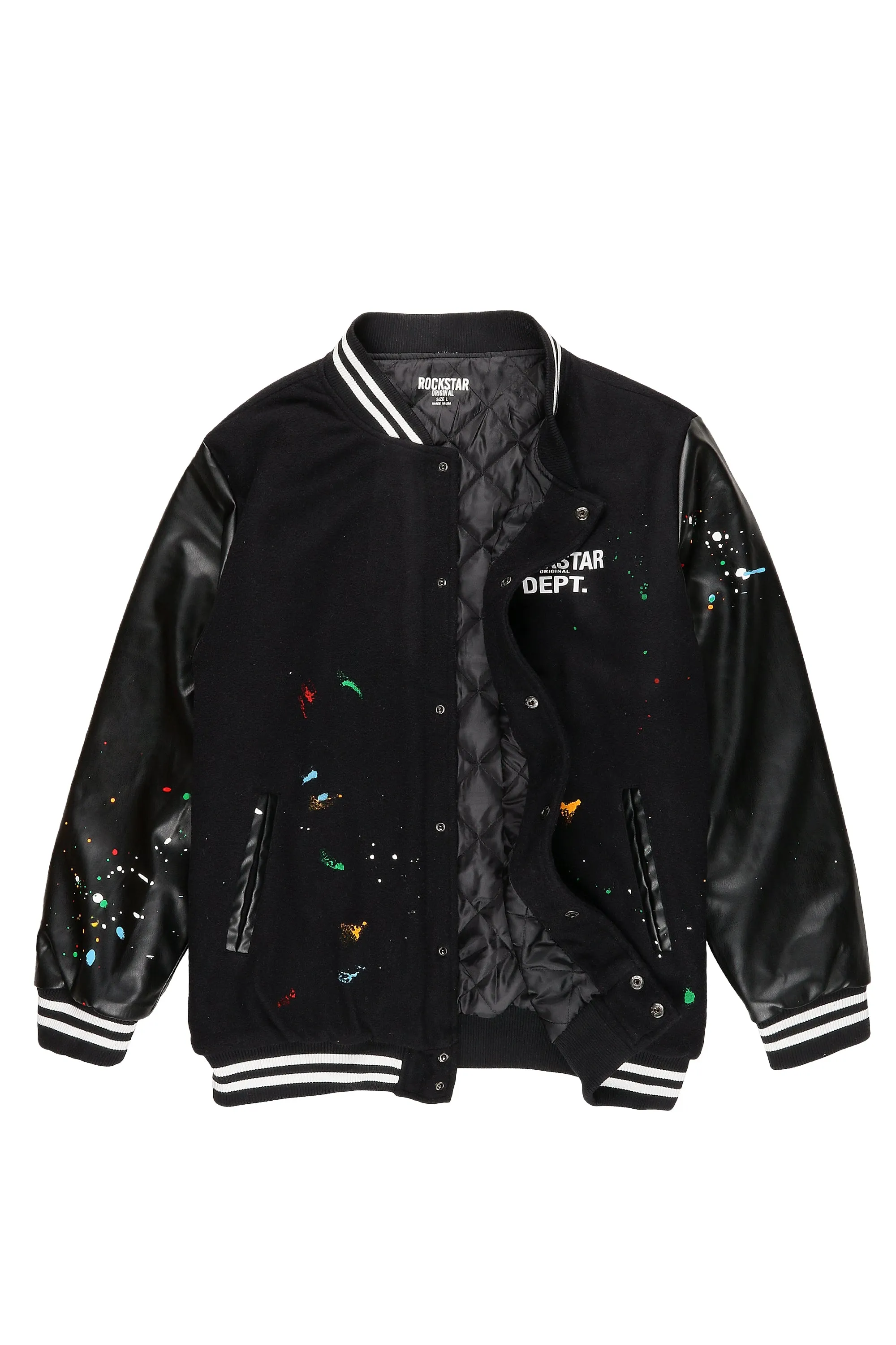 Boomer Black Varsity Jacket