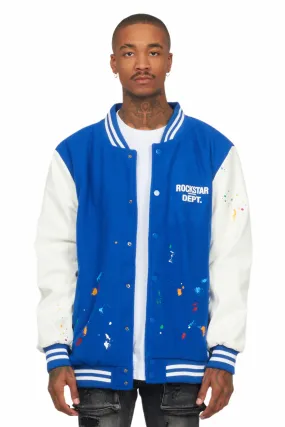 Boomer Royal/White Varsity Jacket