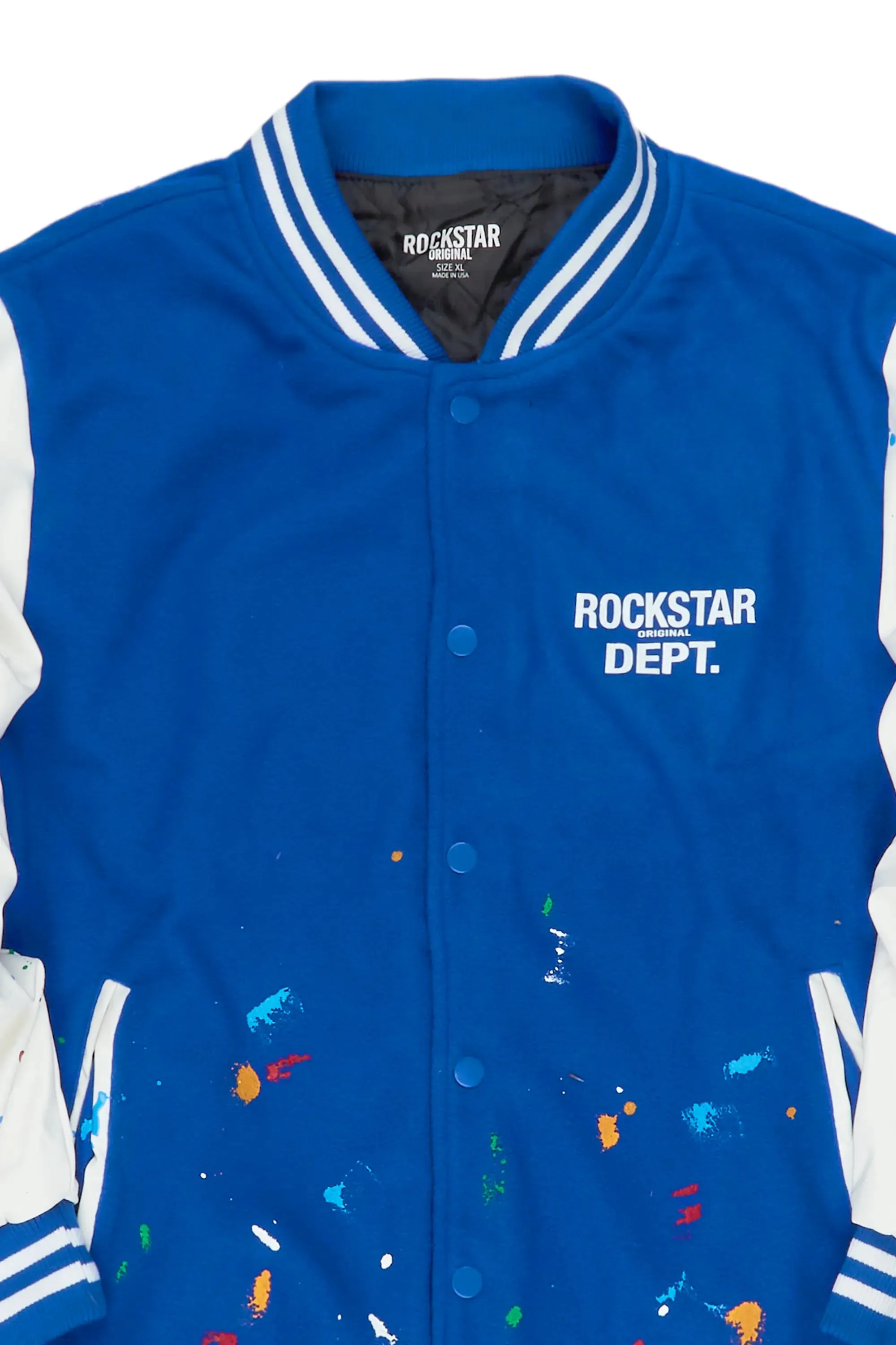 Boomer Royal/White Varsity Jacket