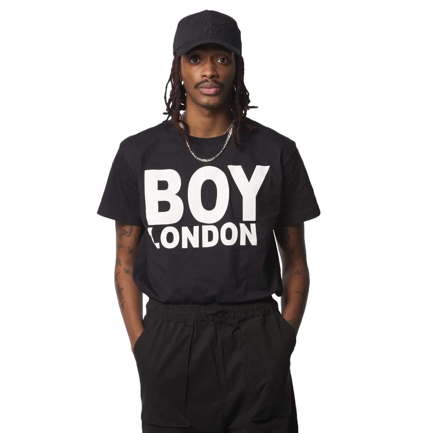 BOY LONDON T-SHIRT - BLACK/WHITE