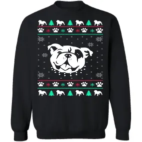 Bulldog Ugly Christmas Sweater