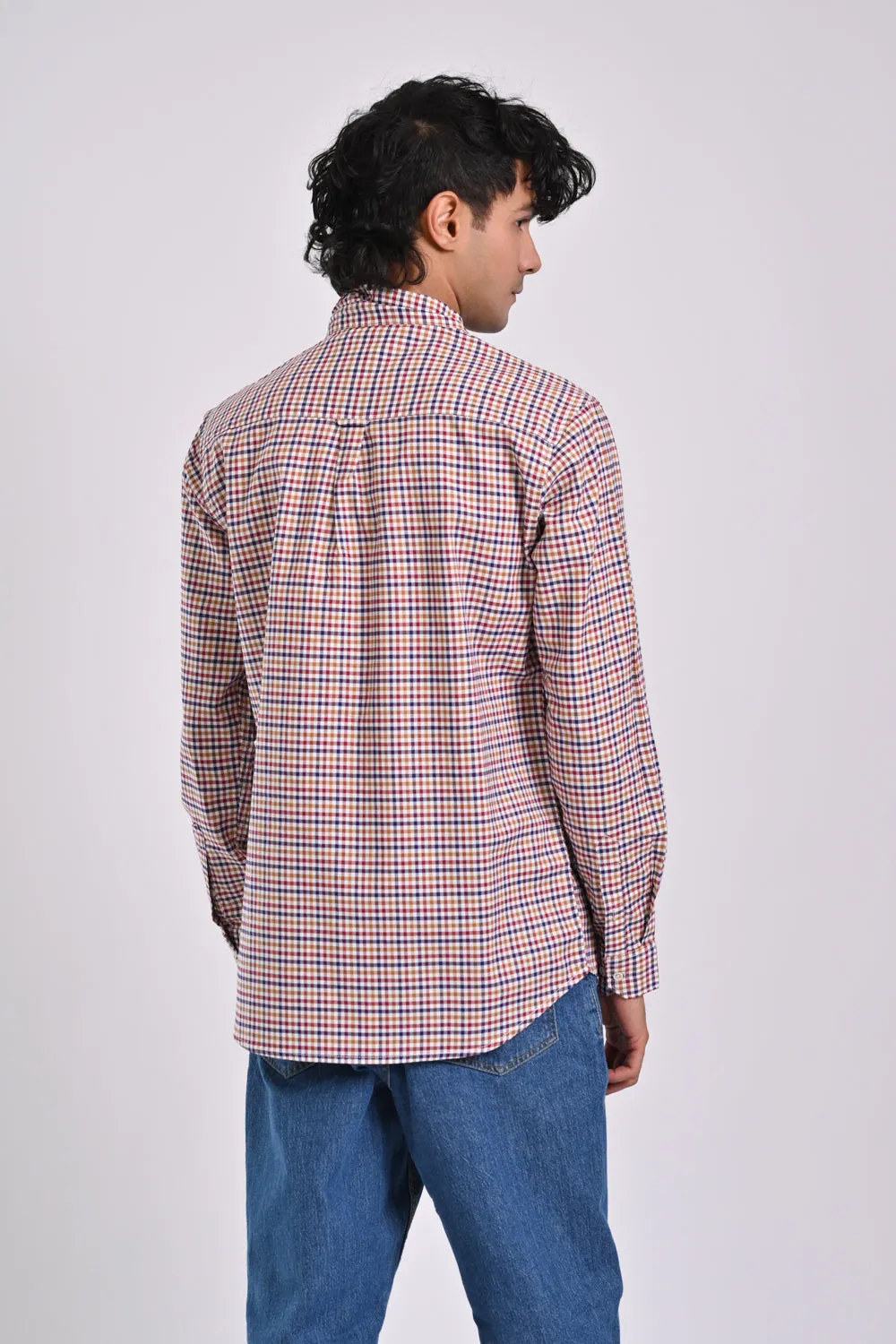 BUTTON DOWN CHECK SHIRT