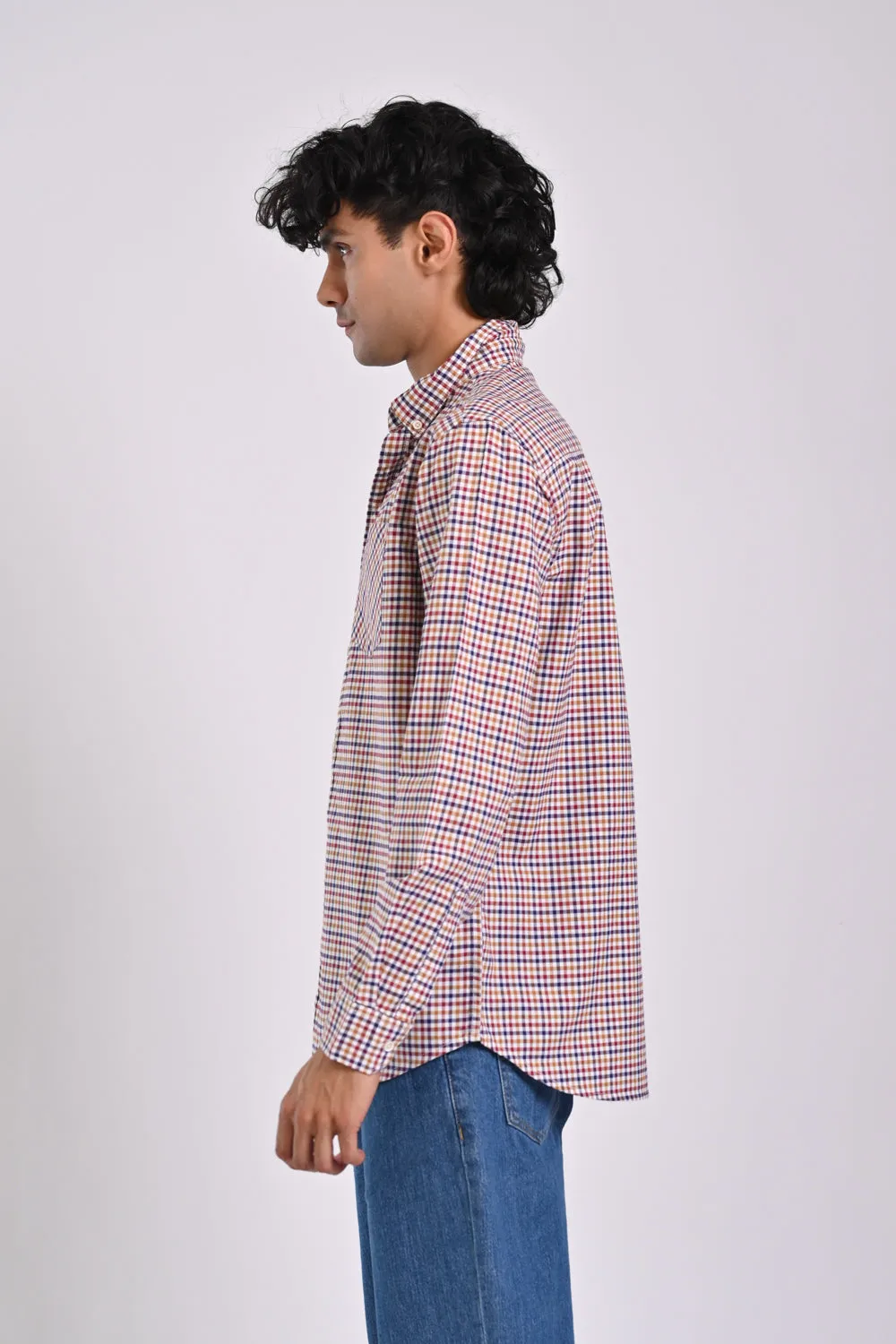 BUTTON DOWN CHECK SHIRT