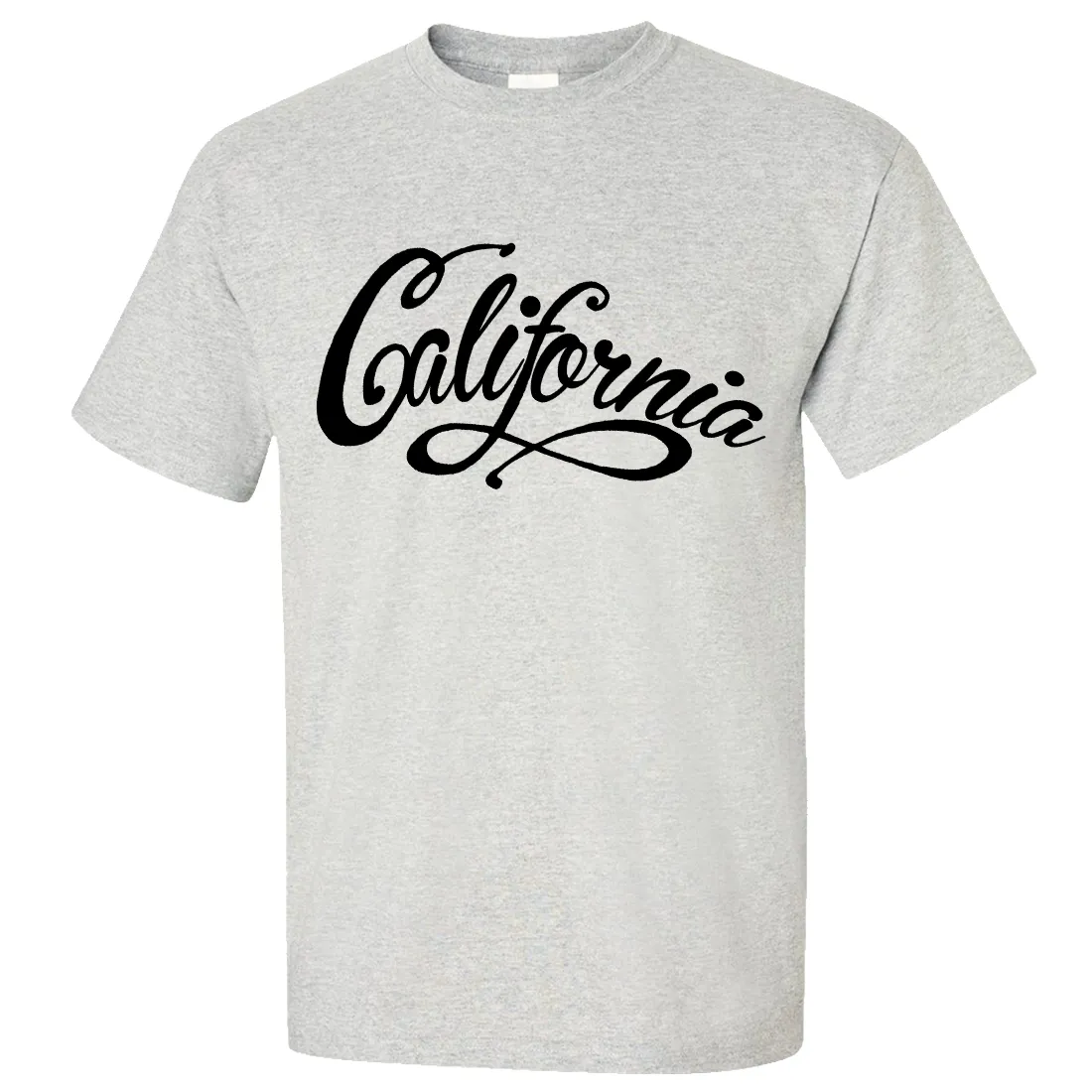 California Beach Script Black Print Asst Colors T-shirt/tee