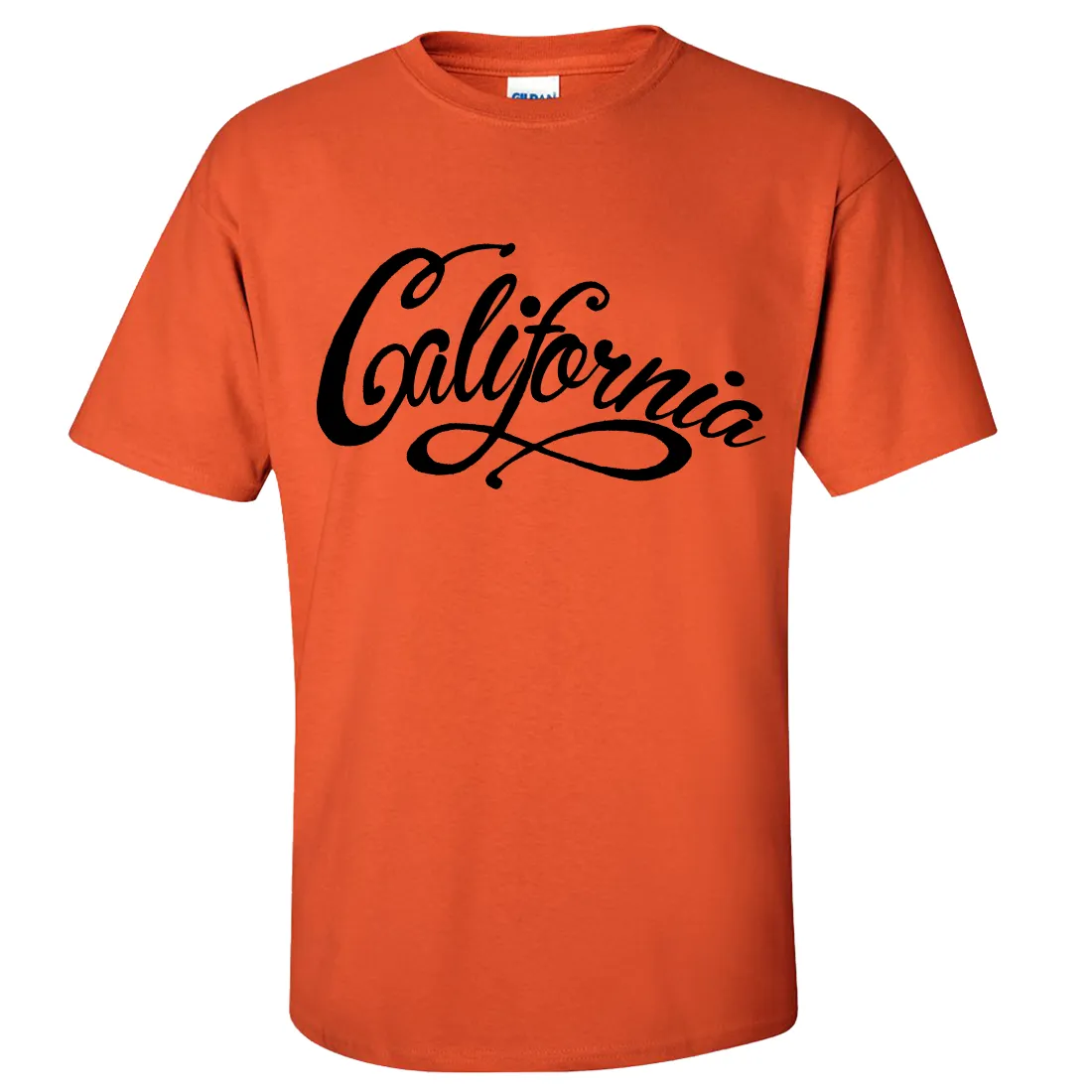 California Beach Script Black Print Asst Colors T-shirt/tee