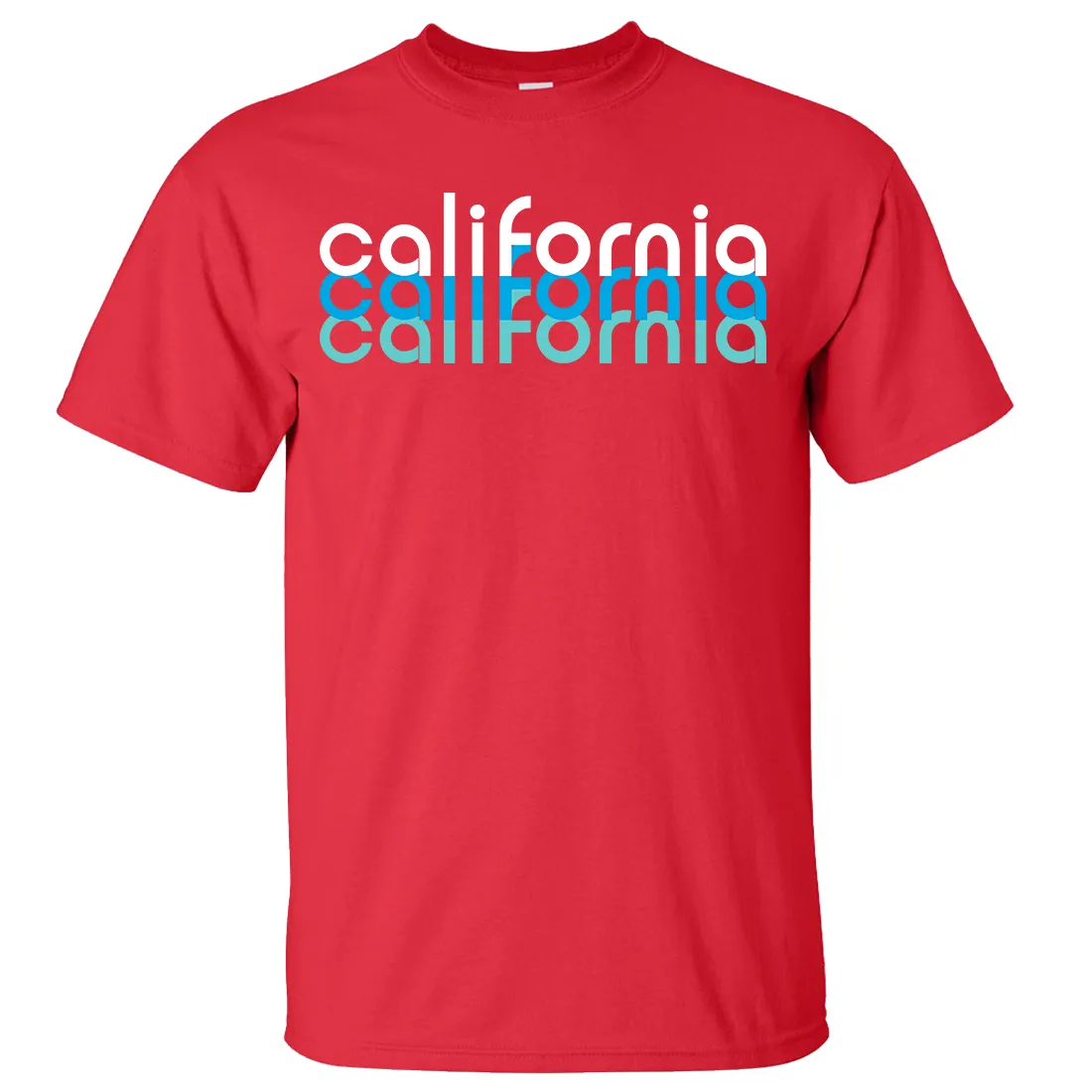 California Cool Stacked Asst Colors T-shirt/tee