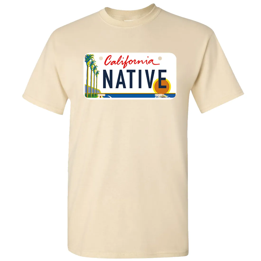 California Native License Plate Asst Colors T-shirt/tee