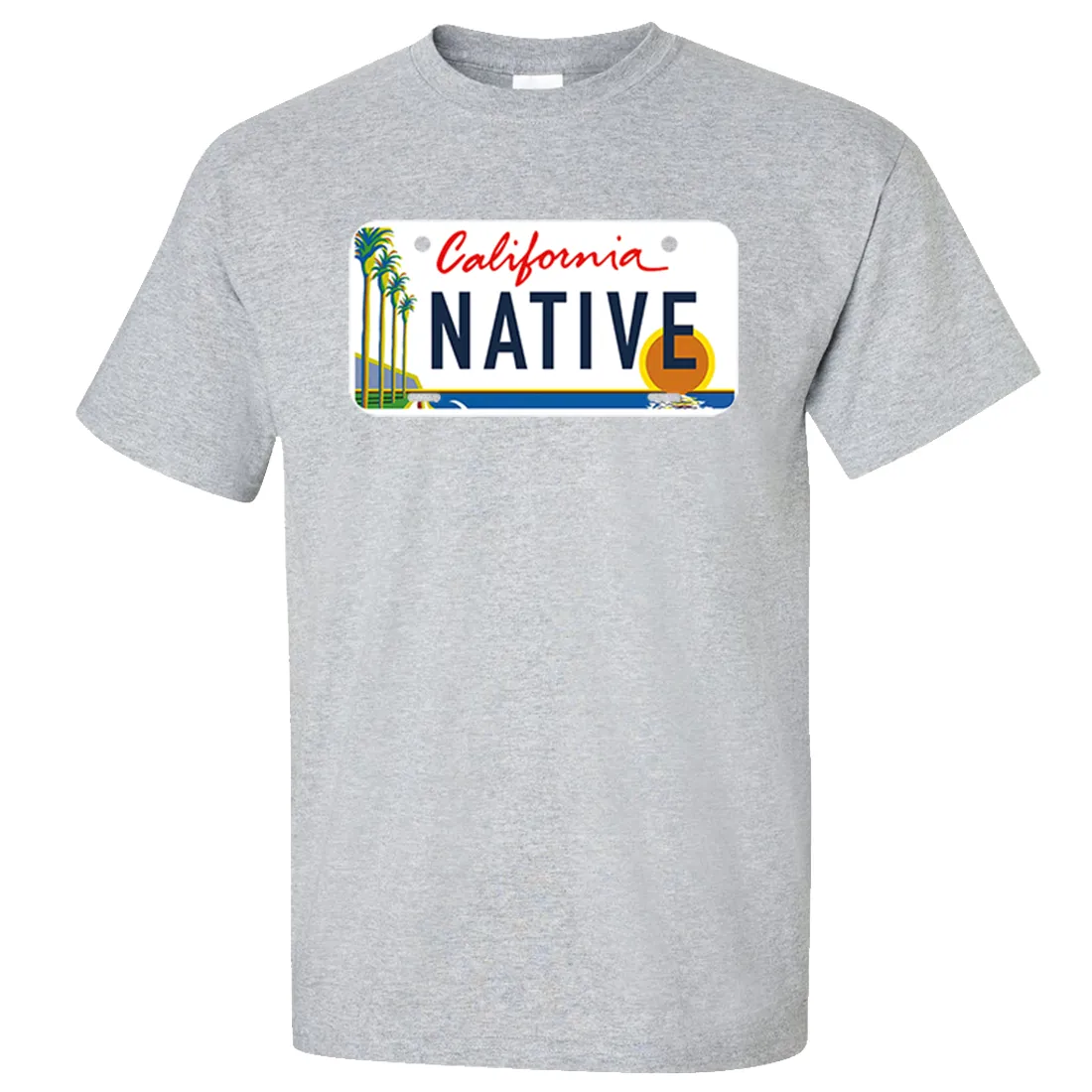 California Native License Plate Asst Colors T-shirt/tee