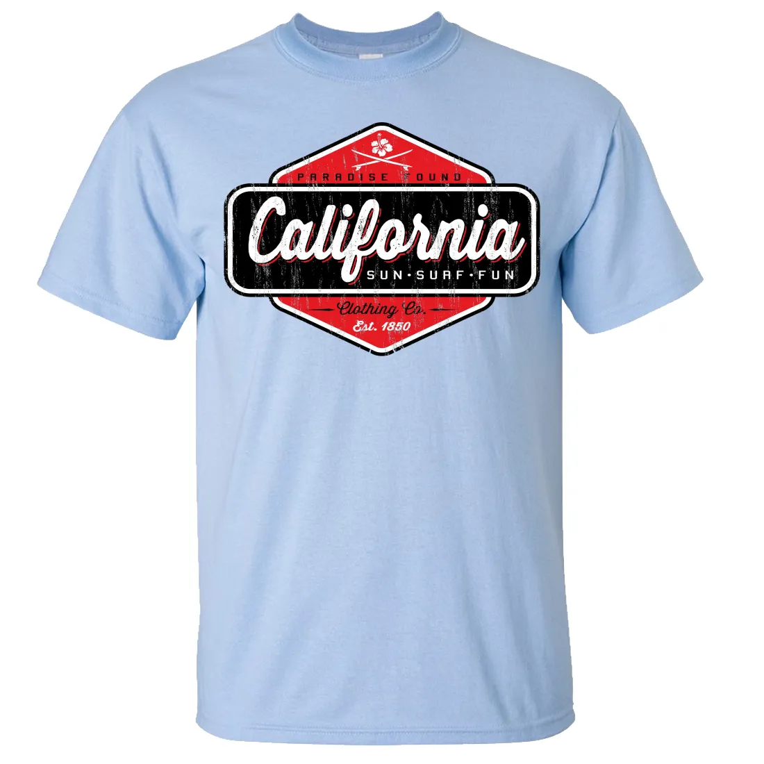 California Paradise Found Asst Colors T-shirt/tee