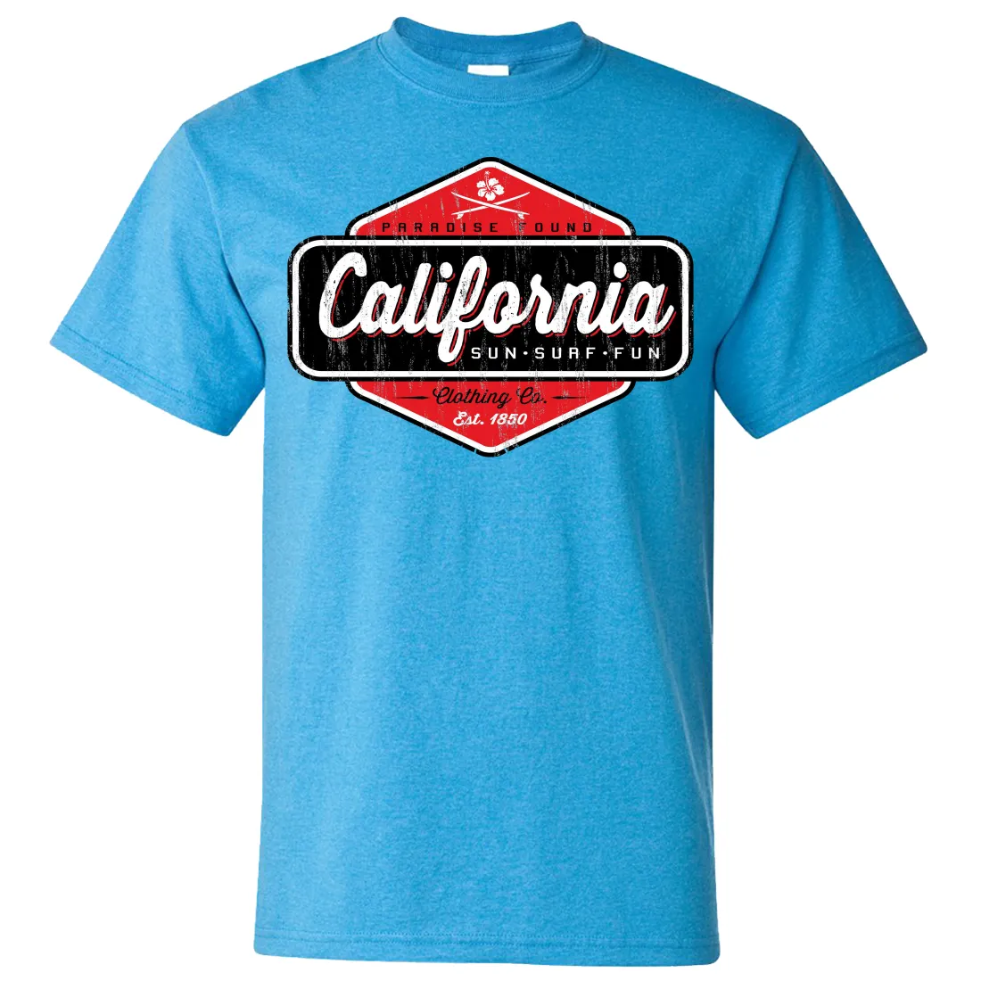 California Paradise Found Asst Colors T-shirt/tee