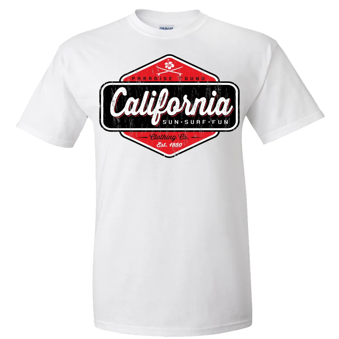 California Paradise Found Asst Colors T-shirt/tee