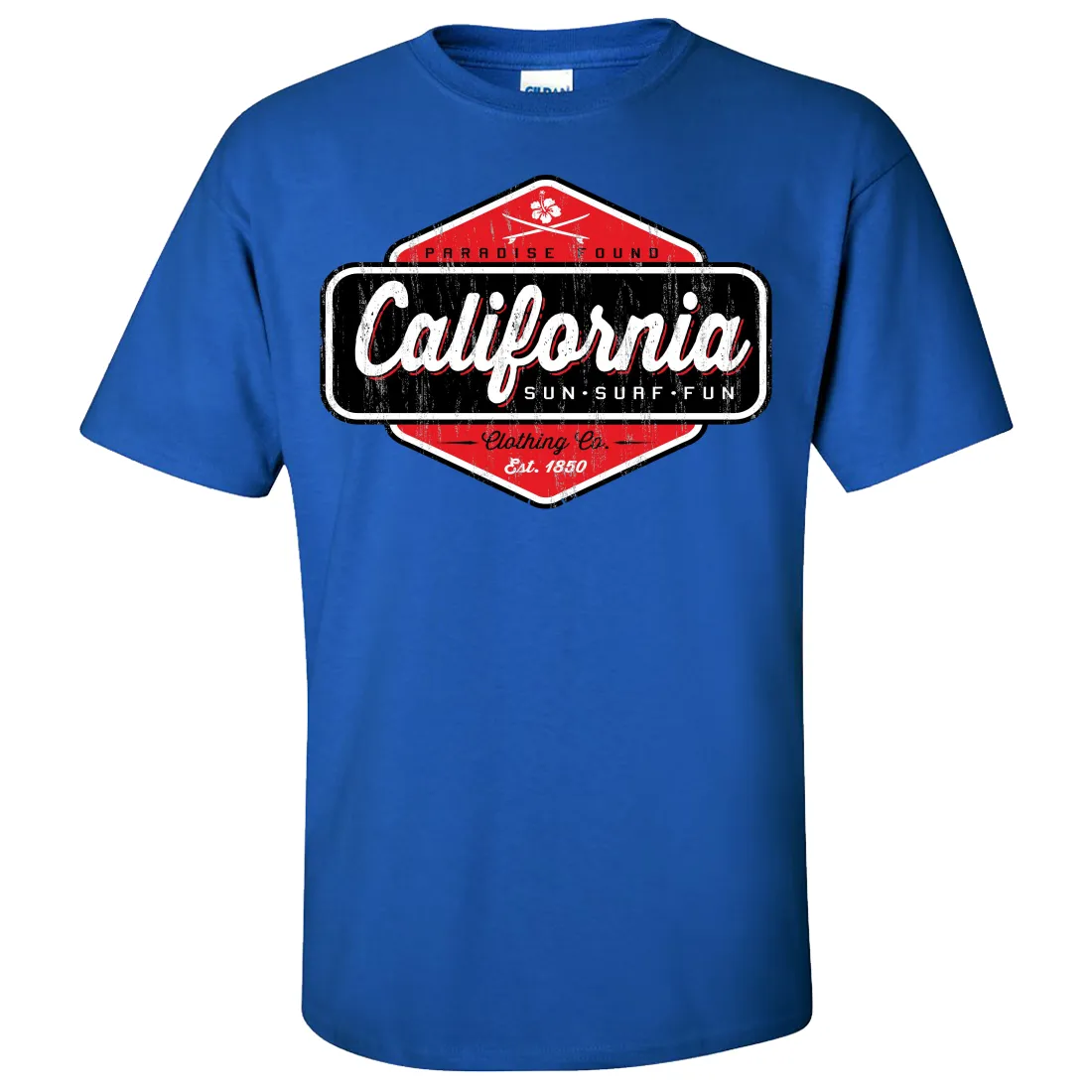 California Paradise Found Asst Colors T-shirt/tee