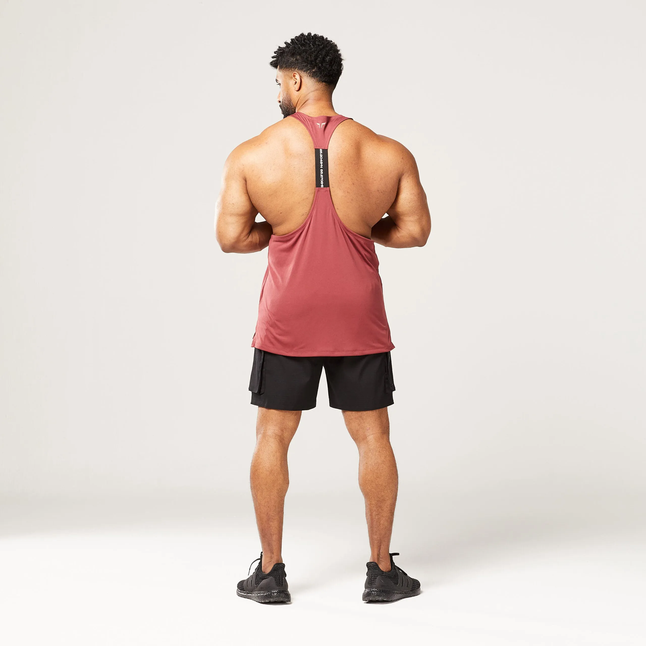 Code Split Stringer - Oxblood Red