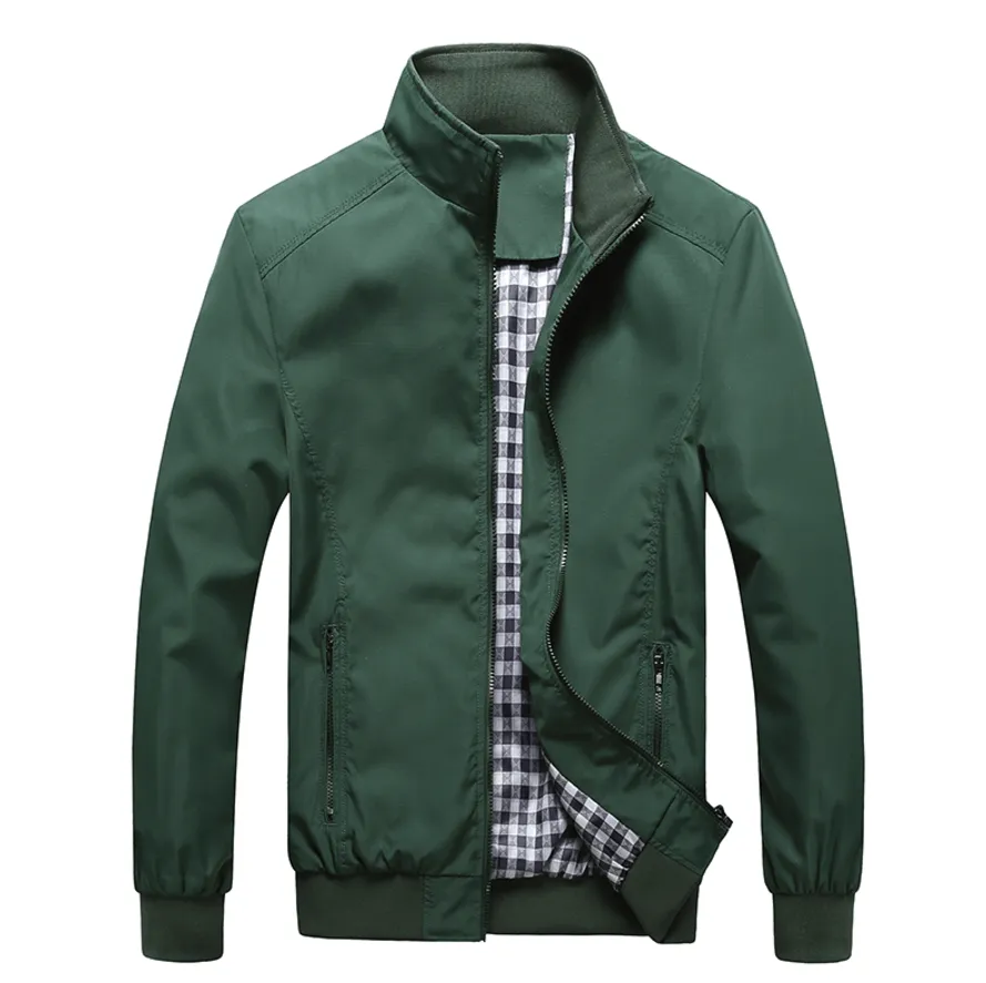 College Men Zipper Jacket