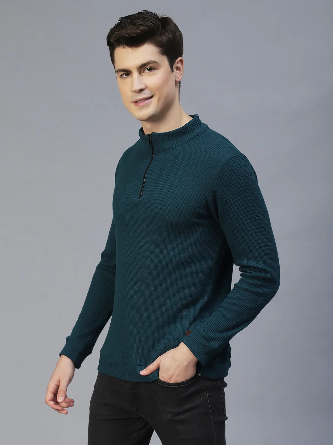 Comfy Henley Knit T-Shirt