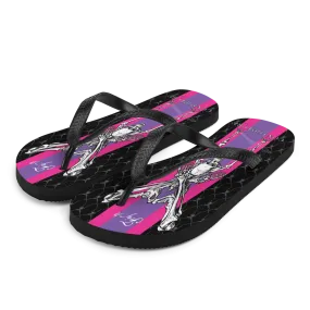 Contortion Flip-Flops: Contorture Super Stripe!