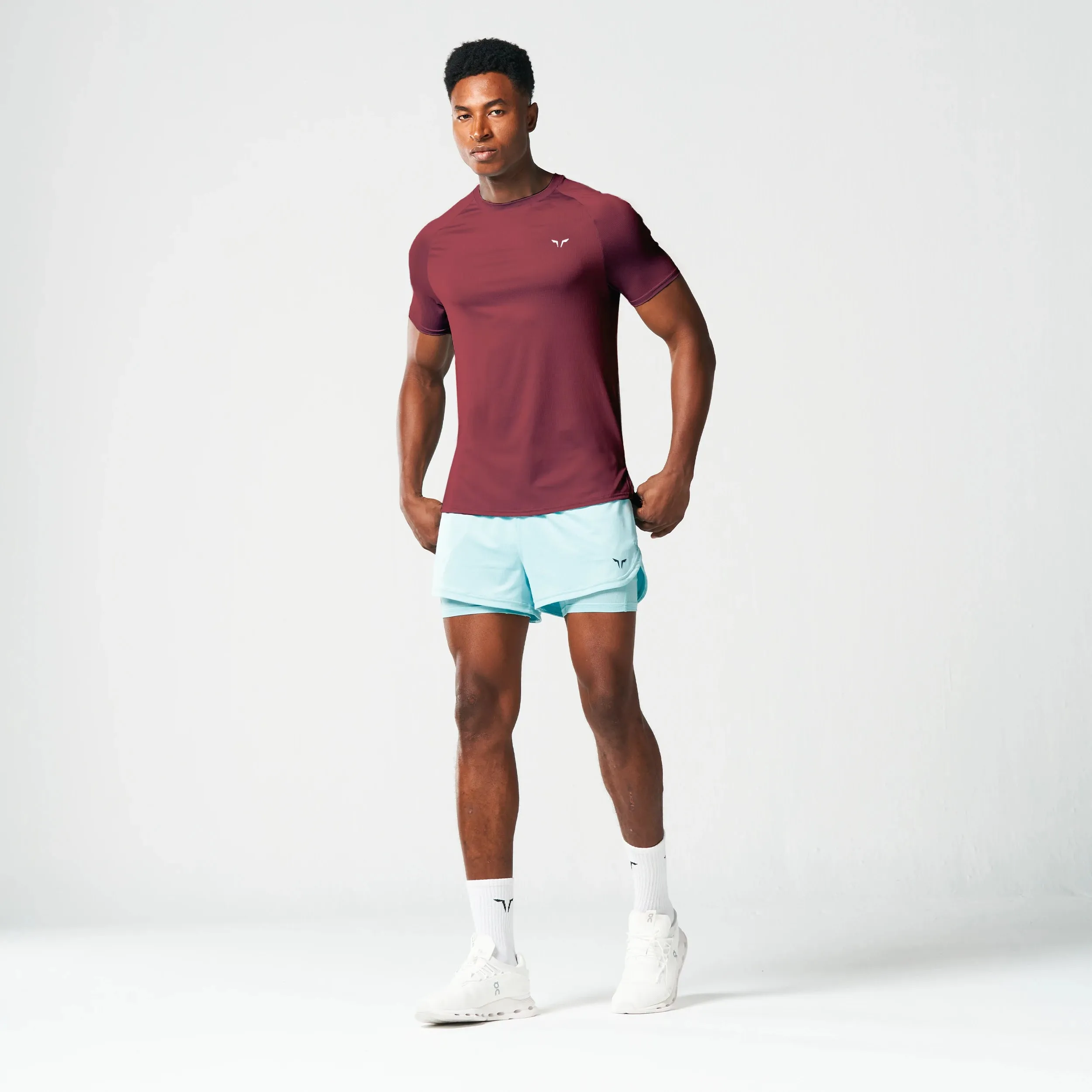 Core Mesh Tee 2.0 - Burgundy