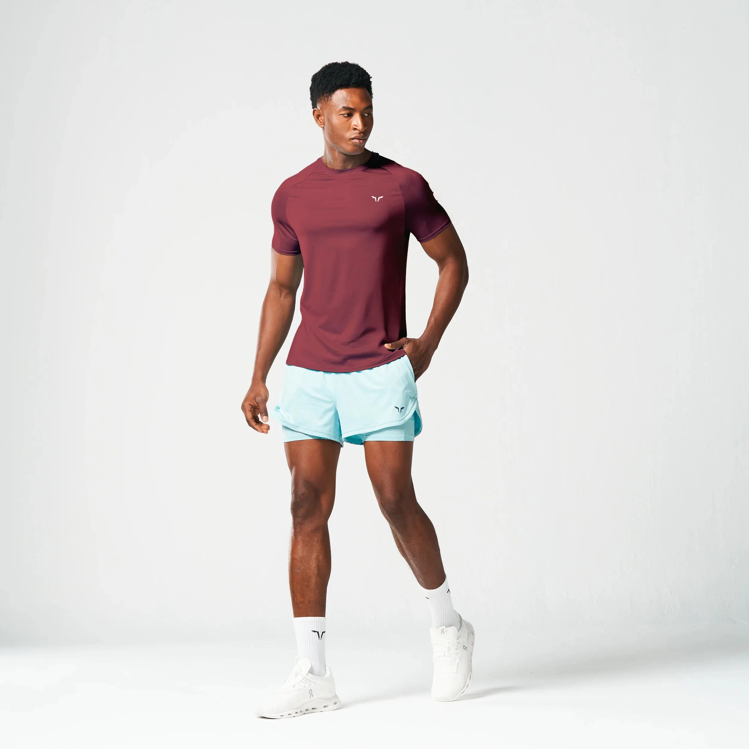 Core Mesh Tee 2.0 - Burgundy