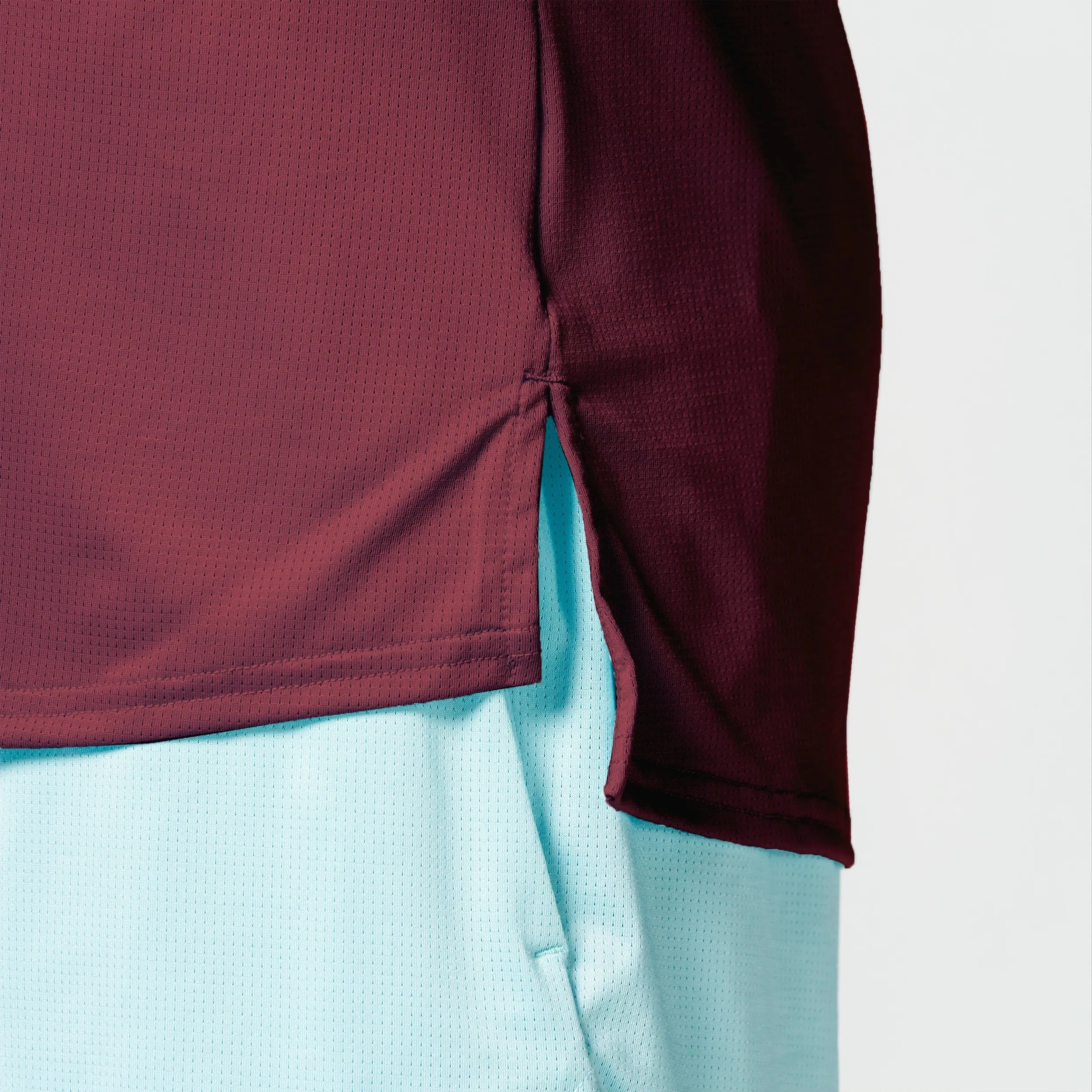 Core Mesh Tee 2.0 - Burgundy