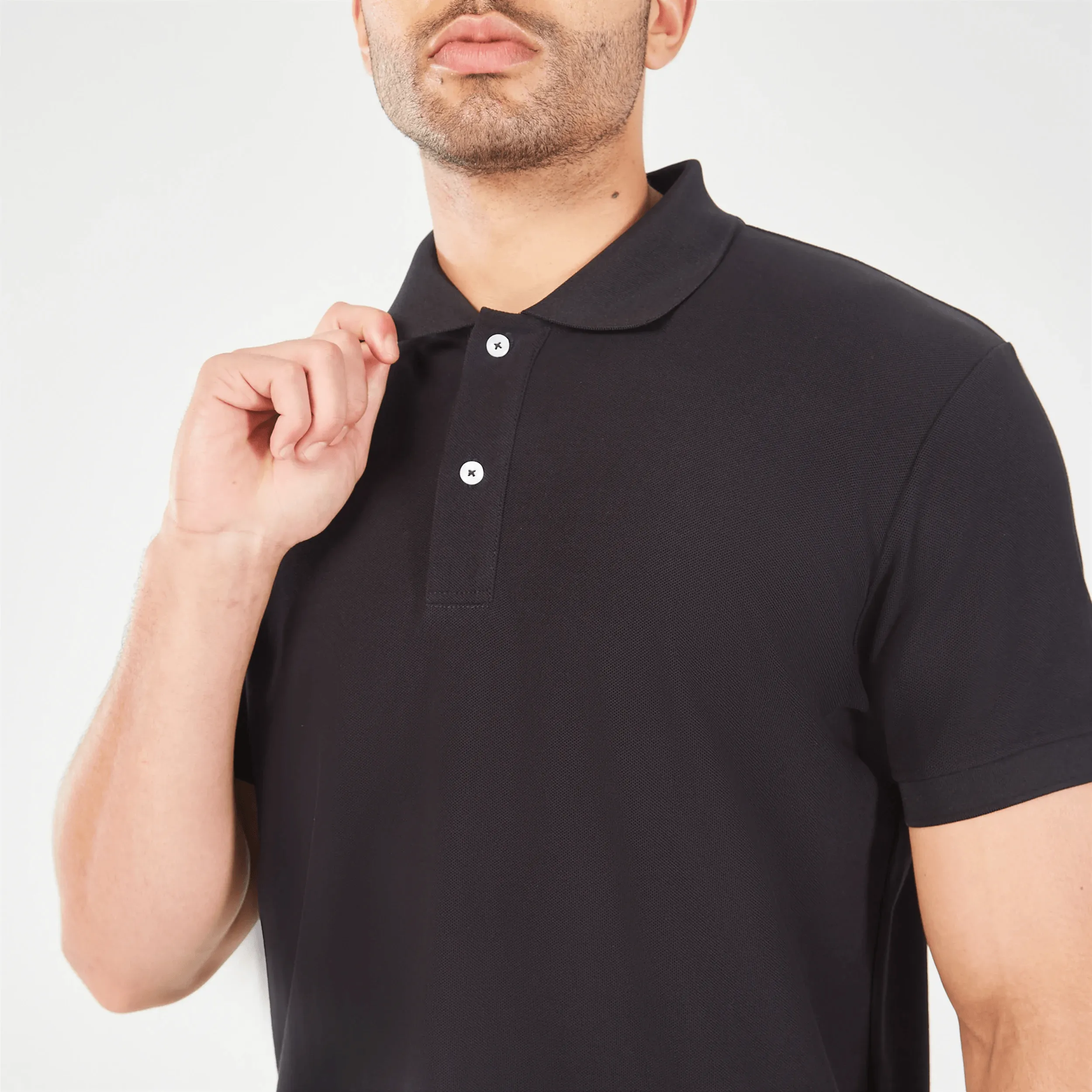 Core Over Achiever Polo Asphalt Edition - Black