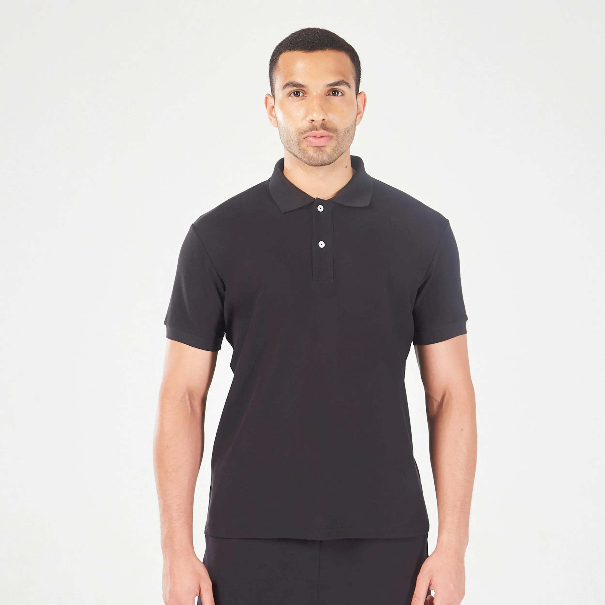 Core Over Achiever Polo Asphalt Edition - Black