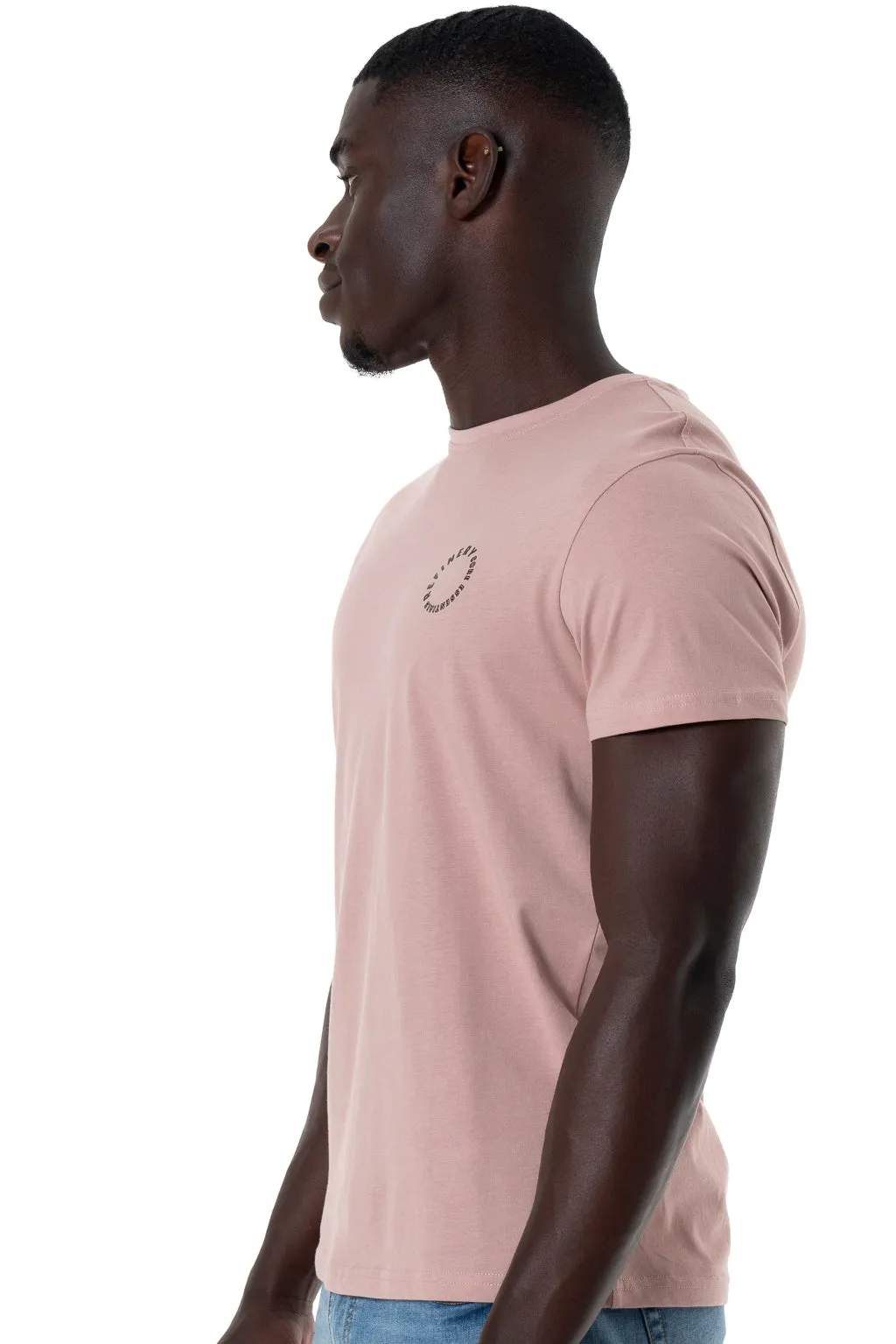 Crew Neck T-Shirt _ 141366 _ Rose