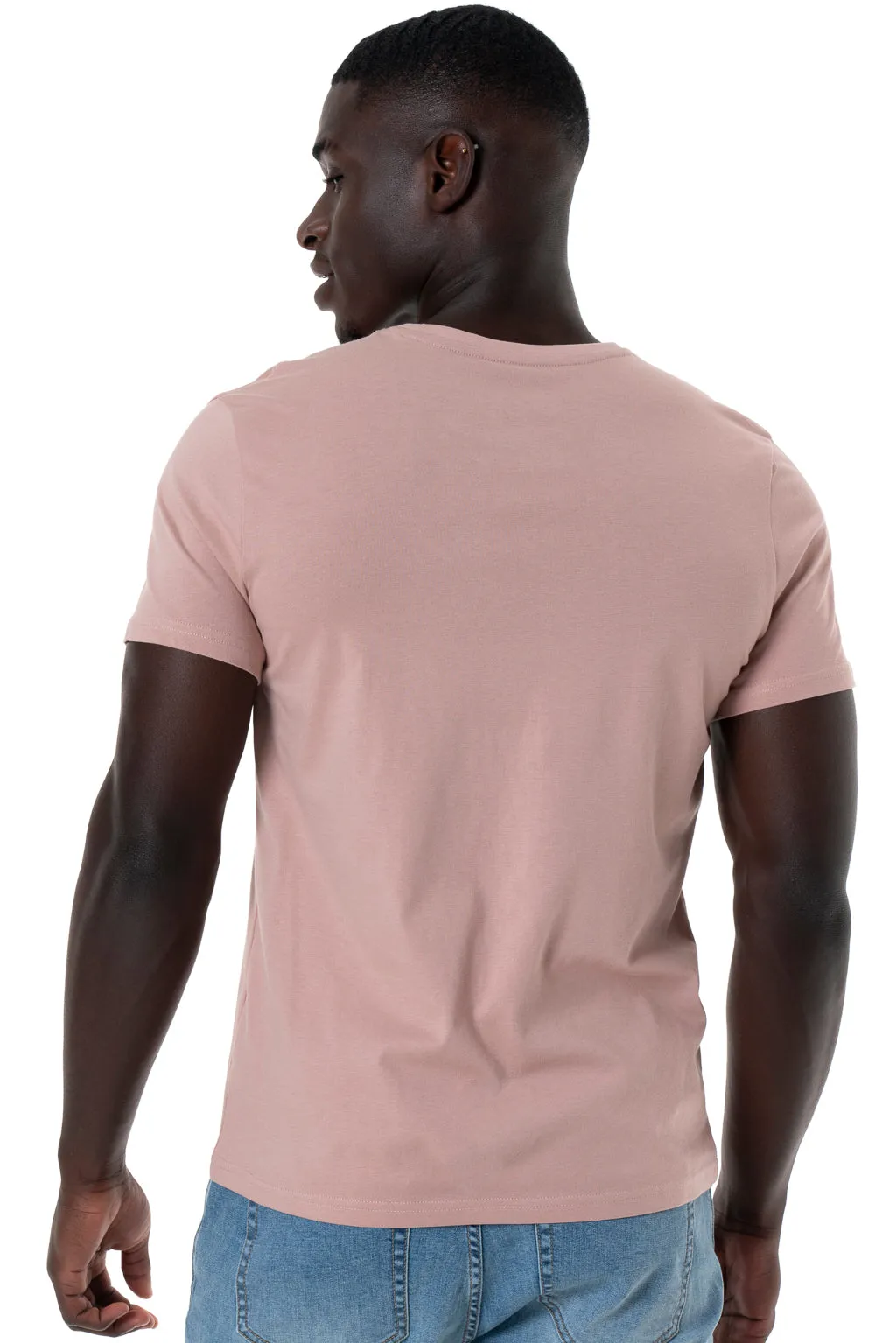 Crew Neck T-Shirt _ 141366 _ Rose