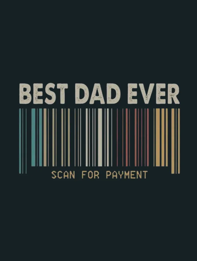 DAD BARCODE SWEATER - BLACK