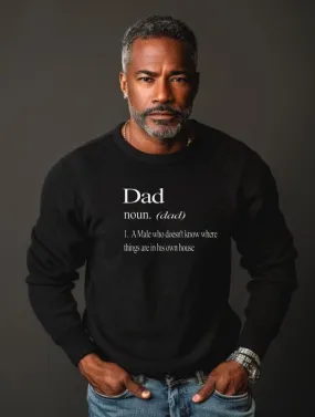 DAD EXPLAINED SWEATER - BLACK