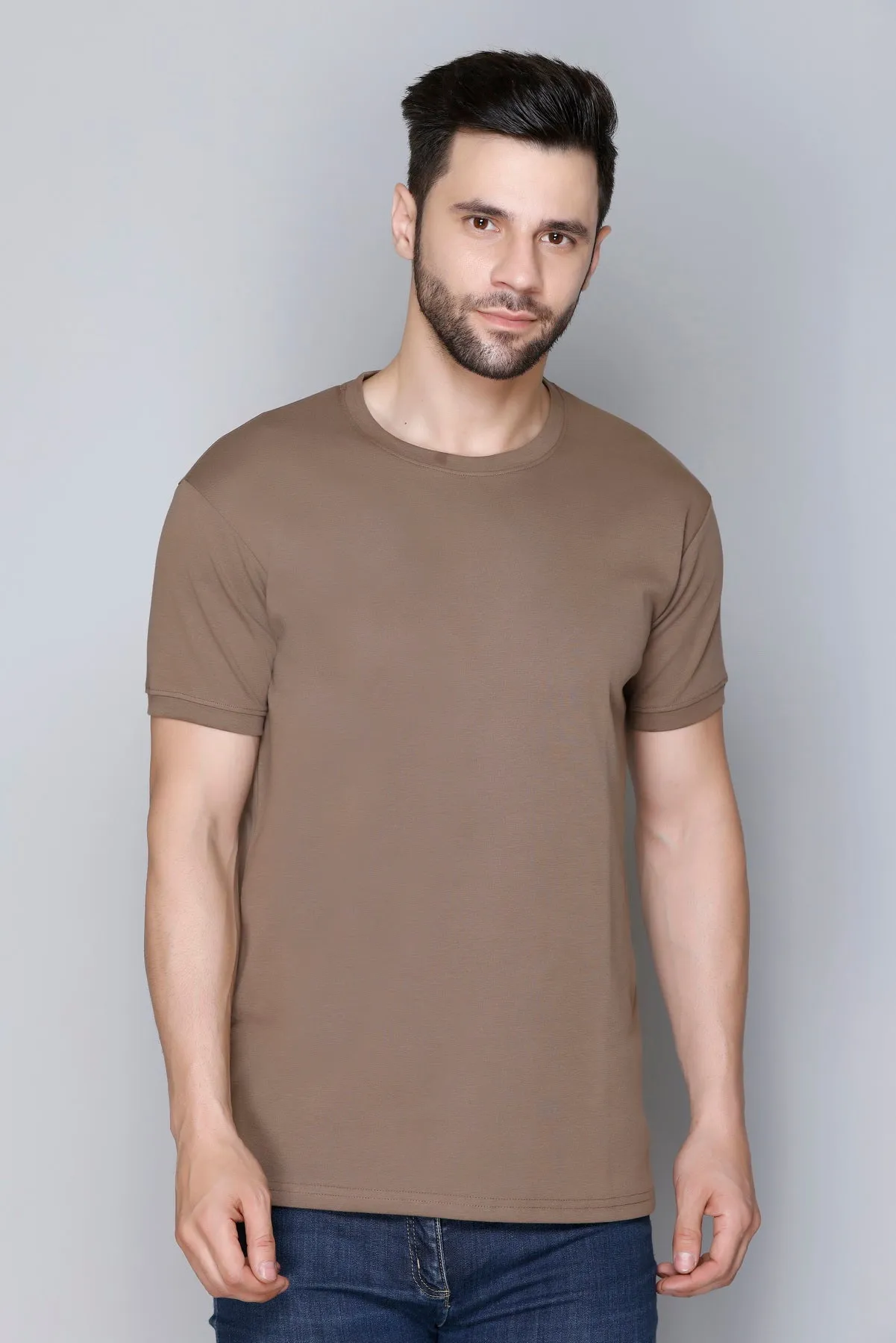 Derby Men's Round Neck Casual T-shirts