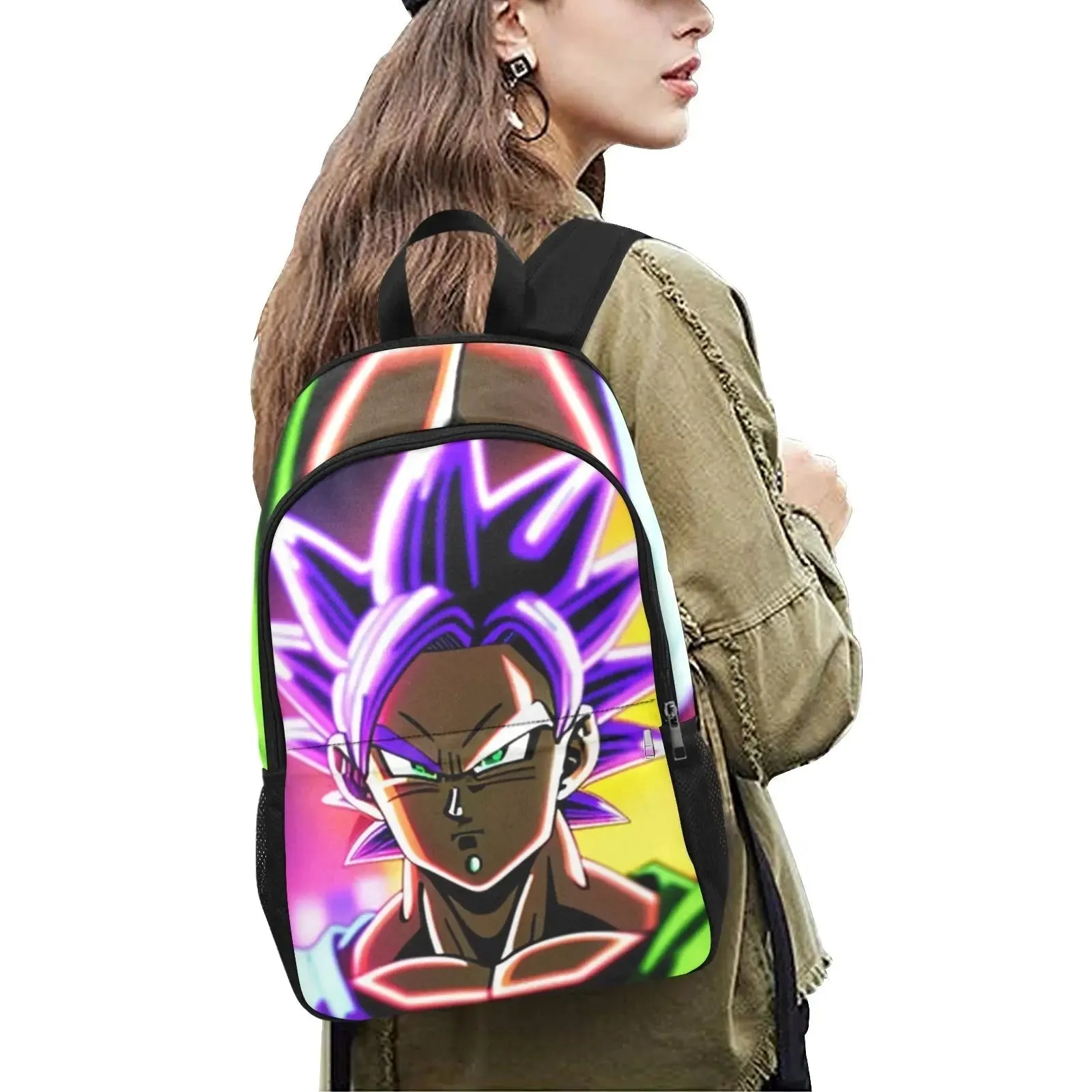 Dragon Ball Z Backpack with Side Mesh Pockets (1659)