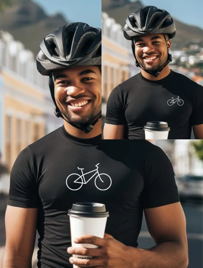 EASY RIDE TEE - CYCLE SERIES - BLACK